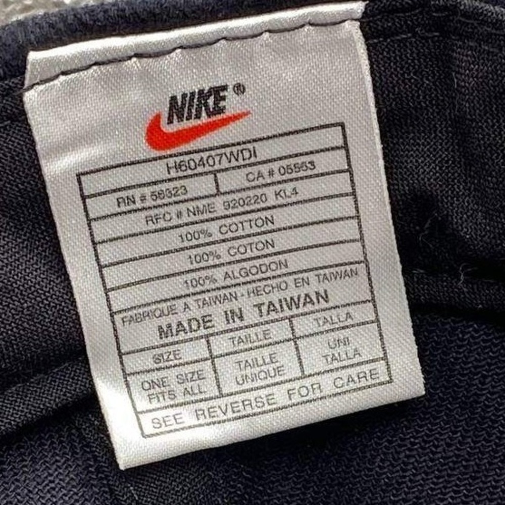 Nike University of Maryland Terrapins Men OS Navy Red Vertical Stripe Swoosh Hat - Picture 6 of 10